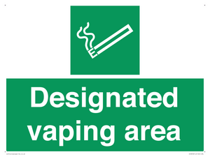 Designated vaping area